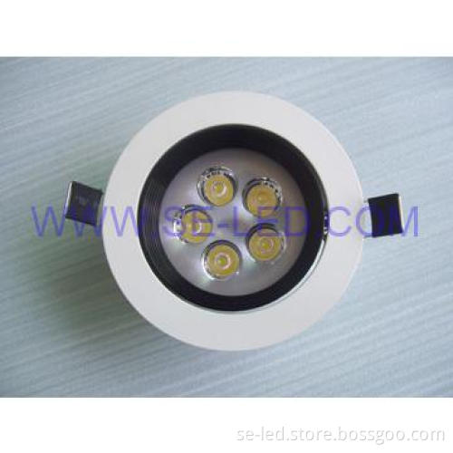 Round Warm White Fashional 5W LED Down Light